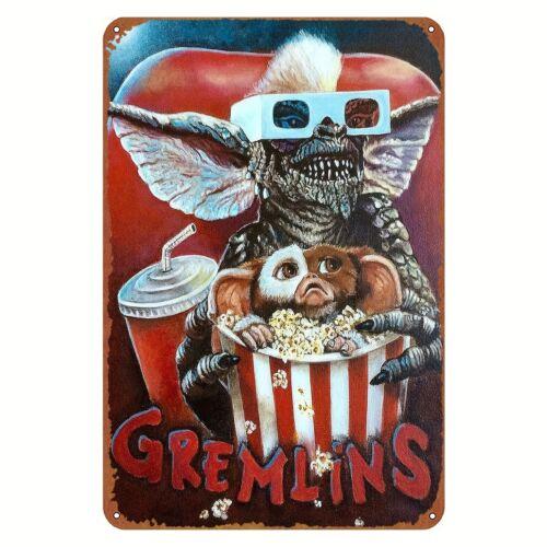 Gremlins Movie Poster Sign Weatherproof AluminumAluminum 20x30cm(7.8x11.8inch)