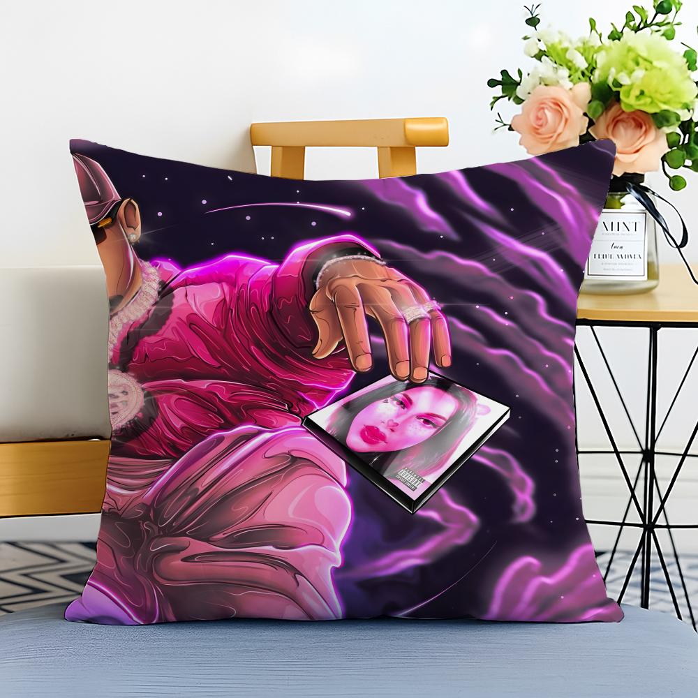 OOmar Courtz Cushion Cover Washable Linen Pillowcase Soft  for Sofa Bed Cozy Home Room Decor