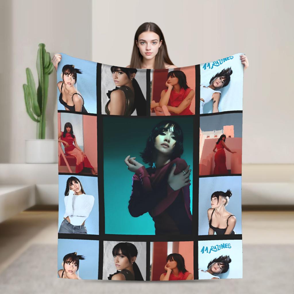 Singer Aitanaed Album Ocana Blanket  Travel Office Flannel Bedding Throws For Home Decor Warm Soft Customized Quality Bedspread