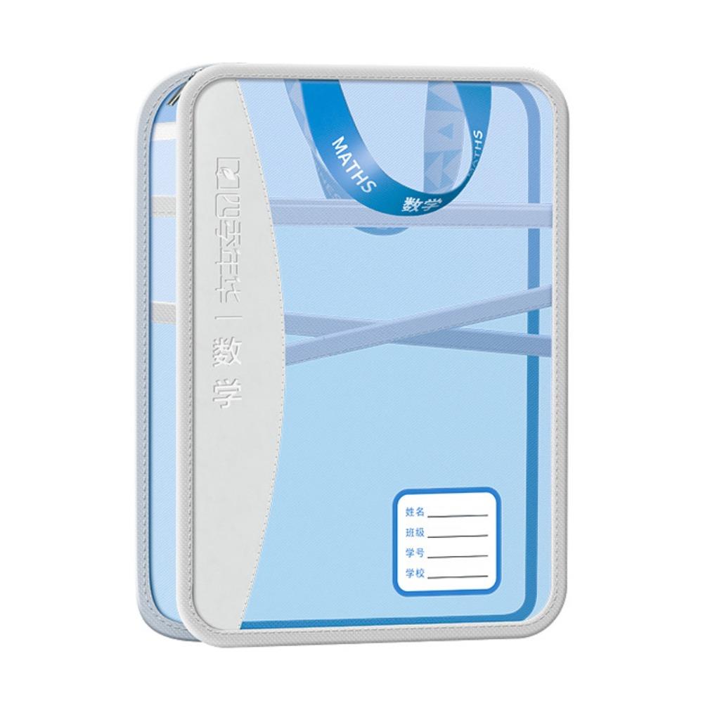 L-Type Opening Subject Bag 5-Layer Transparent File Folder Exam Tutorial Bag School Office Maths 950₽
