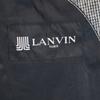 LANVIN Glen check tailored jacket Setup M gray Men's Used