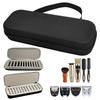 Grooming Clipper Blade Case 12 Slots Grooming Clipper Blade Case Holder Barber Guard Blades Storage Bag Organizer Beauty Supplie