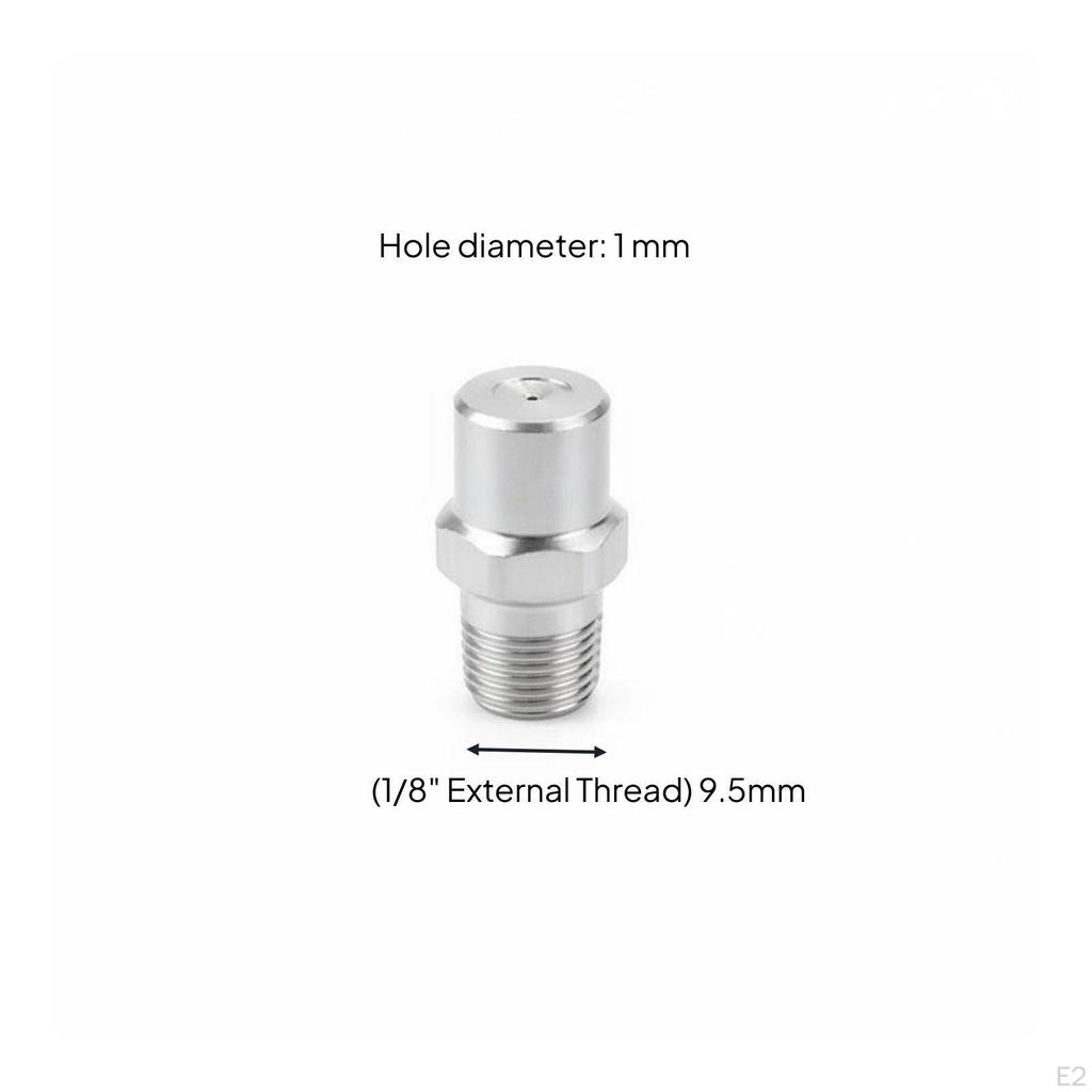 Solid Cone Spray Nozzle Fine Atomization Stainless Steel Aerosolizing Spraying Equipment for