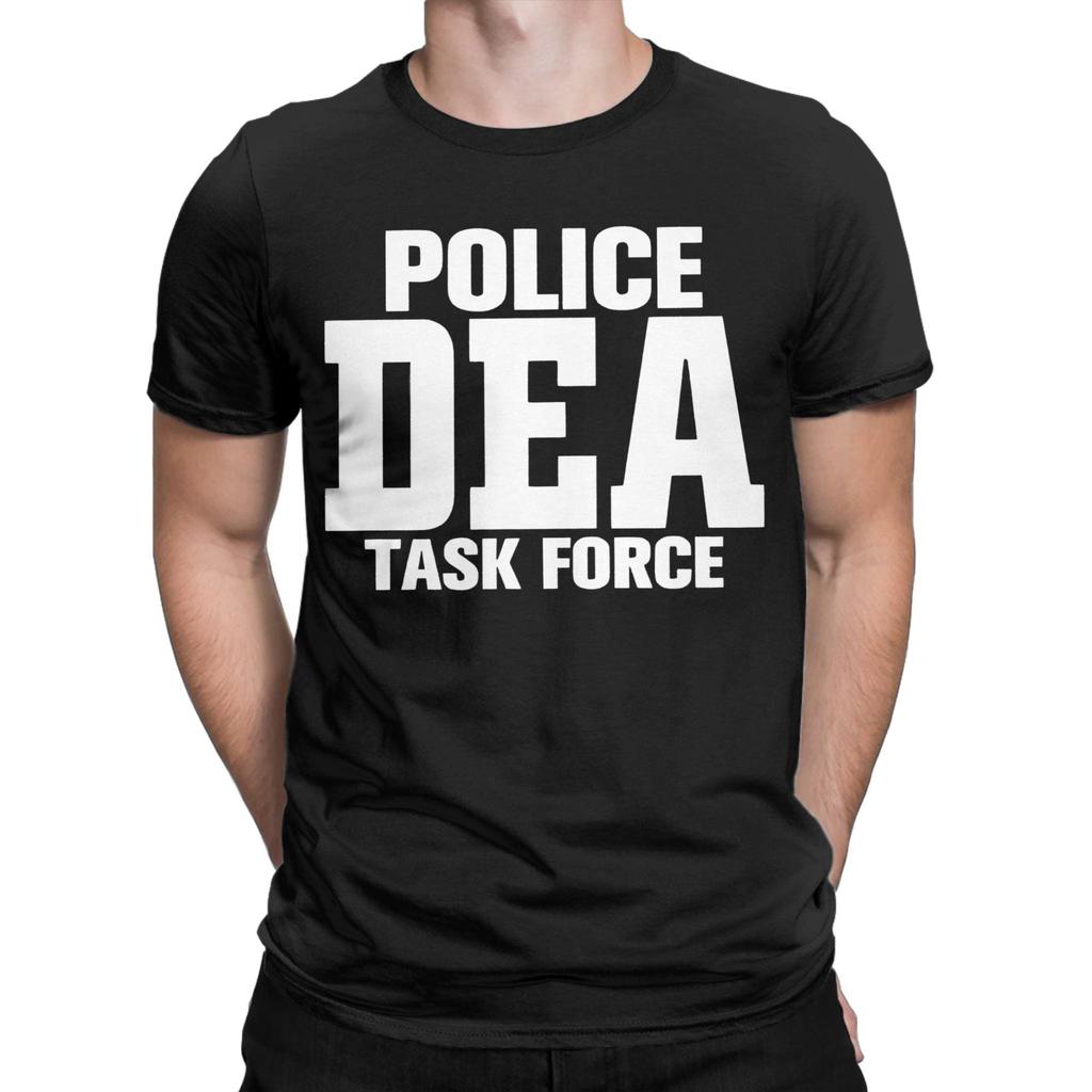 Vintage DEA Special Agent US TShirts Men Women Crew Neck Pure Cotton T Shirts  Short Sleeve Tees Adult Tops