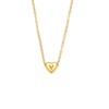 Fashion Letter Necklace Non-Fading Gold Exquisite Heart-Shaped Pendant Heart Chain Easiest for Match Accessible Luxury Clavicle Chain Female