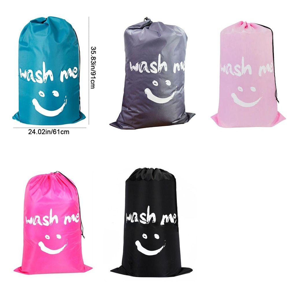 Folding Dirty Clothes Organizer Oxford Cloth Travel Storage Pouch Portable Laundry Bag  Bathroom