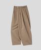 HOOVES Gewaschene Hosen mit doppelter Falte [Beige]