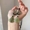 Natural Hetian Jade Buddha Pendant, Maitreya Buddha Handmade Woven Jade Necklace, Women's Jade Pendant, Birthday Gift