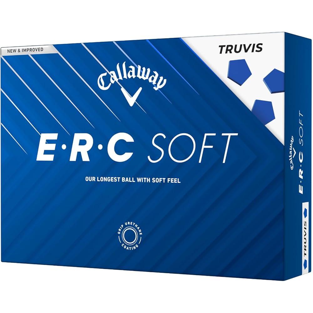 Callaway ERC Soft Truvis Golf Balls 3-Piece Structure White 25 Pack