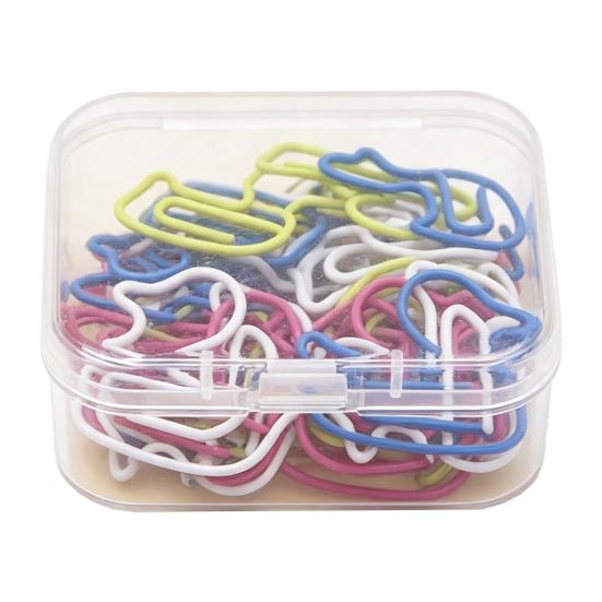 Cute Book Markers for Readers 20PCS Shaped Paper Clips, Bone/Duck/Dog/Cat Shape, Decorative Funny Bookmarks Students Metal Fasteners Office And School