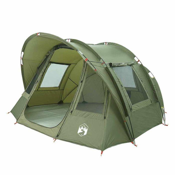 VidaXL Tente de pêche 2 personnes vert olive imperméable 4009398
