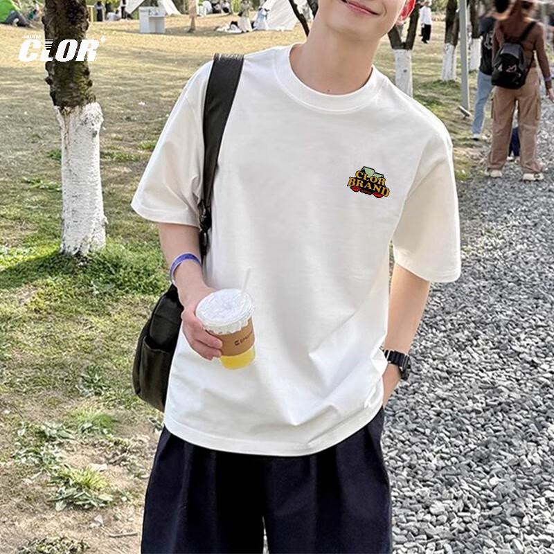 CLOR Unisex Cotton Graphic Loose-Fit Short Sleeve Tee 2XL