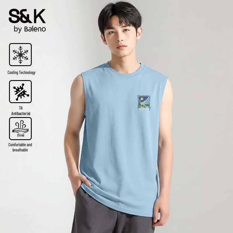 

Baleno Men s S&K Series Cool-Feel Sleeveless Tank Top XL