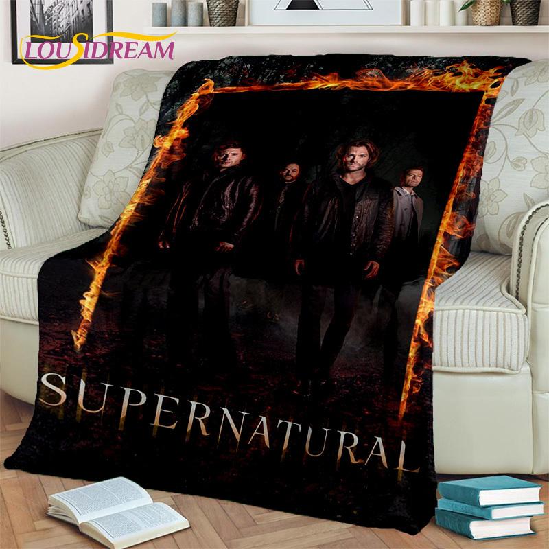 Supernatural Series 3D Blanket,Flannel Throw Blanket for Home Bedroom Bed Sofa Living Room Picnic Office Hiking Leisure Nap Gift