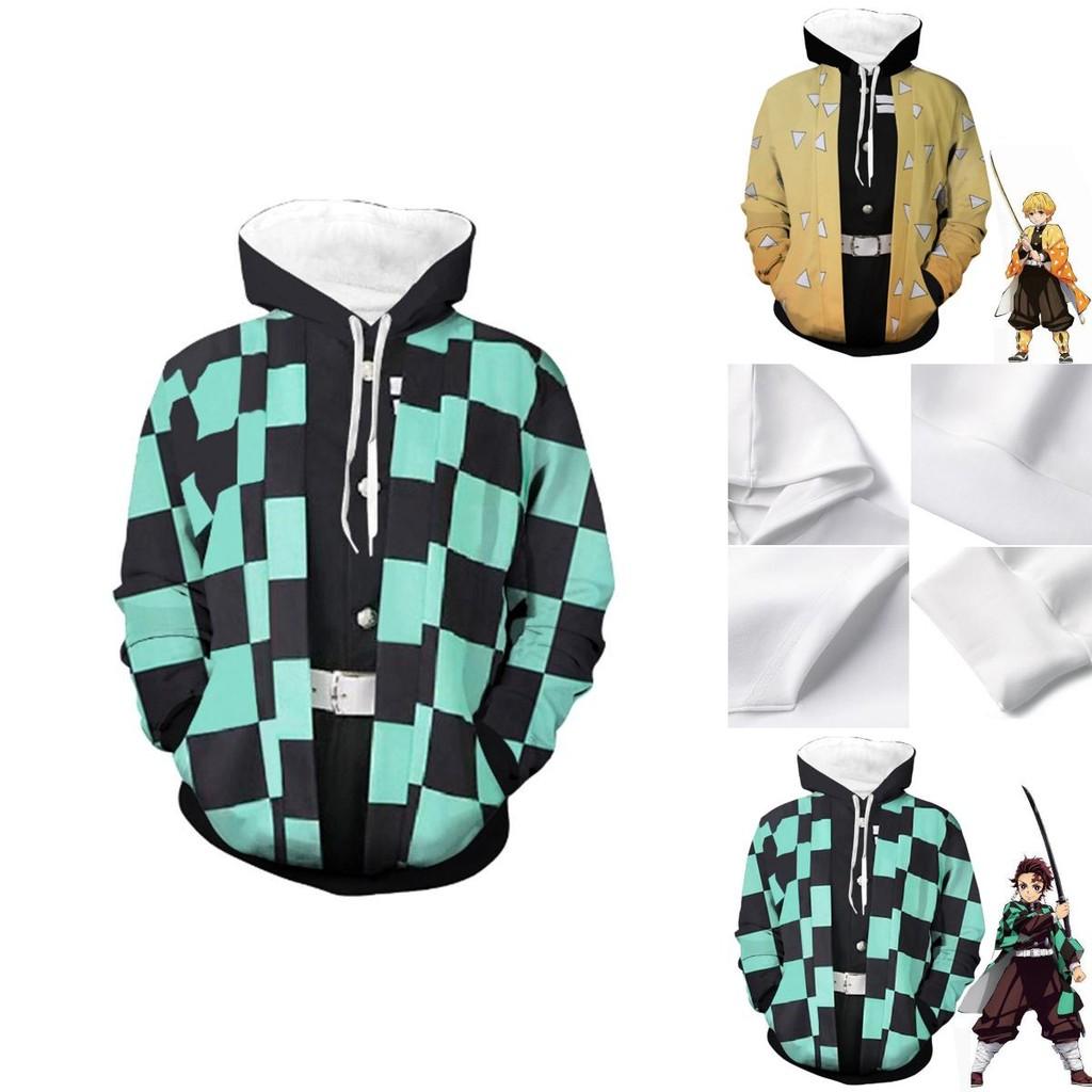 Slayer Kimetsu No Yaiba 3d Hoodie Sweatshirt With Comfortable Soft Material**