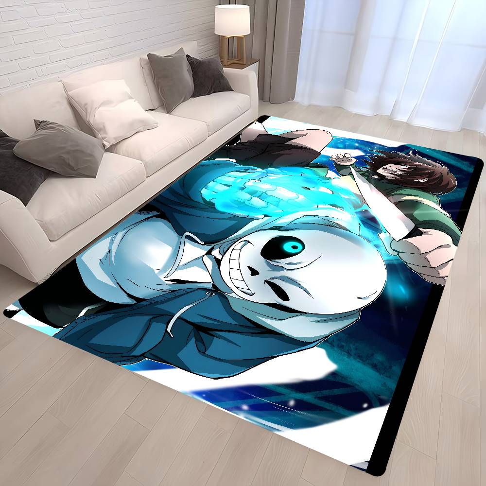 Cartoon U-Undertale Bathroom Mat Anti-slip Absorb Water Long Strip Cushion Bedroon Mat Welcome Doormat