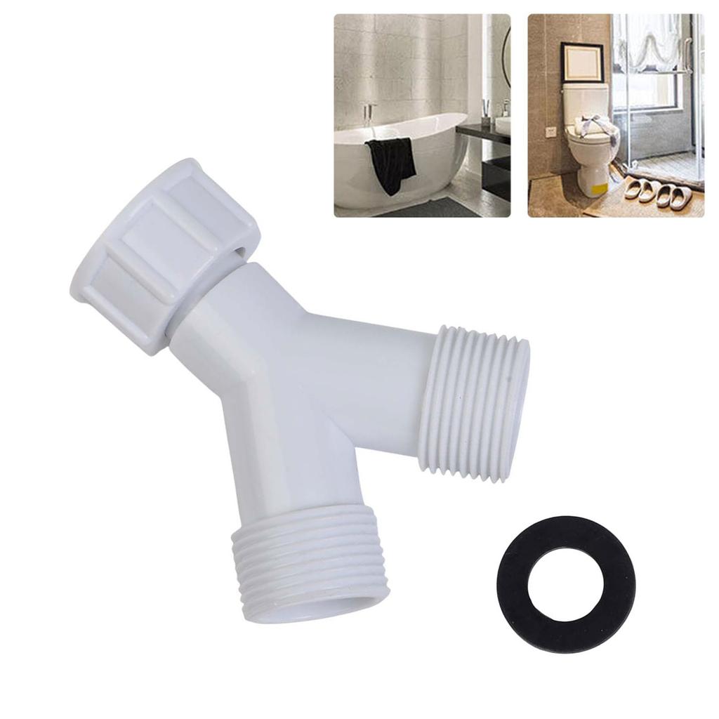 Y Splitter Joiner Dual Inlet Y Tee Connector Adapter For Washing Machines Maximize Water Connection Flexibility