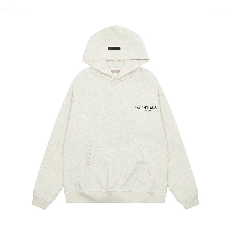 FOG Essentials 2025SS Double-Line Hooded Sweatshirt In Black