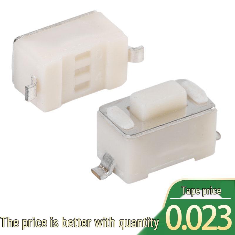 

3x6x4.5mm SMD Tactile Button Switch, Normal Press 3x6x4.3mm SMD Switch 4.3H Vertical Normal Press SMD 260g Tape/Reel