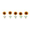 Creative Car Ornaments Shaking Head Cute Fresh Sunflower Center Console Rearview Mirror Ornaments Car Accessories Ladies Gifts