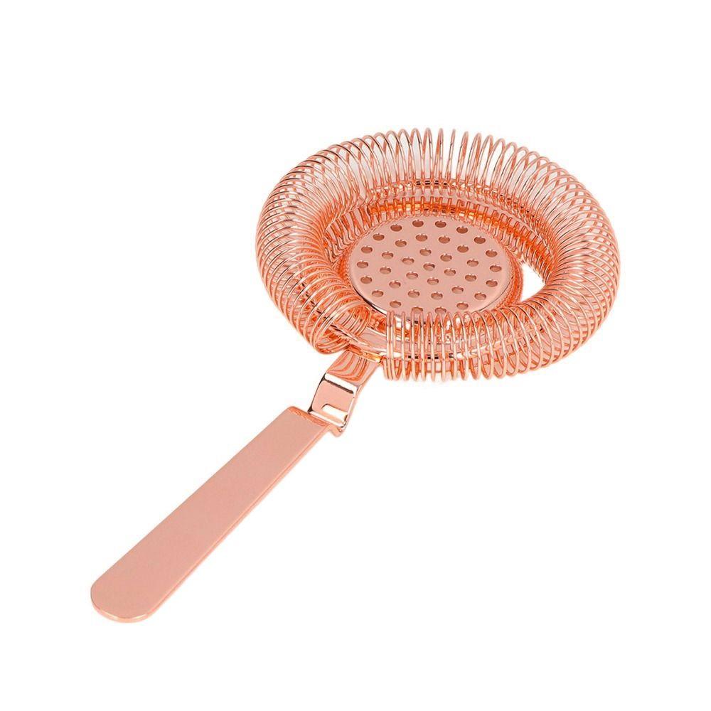 With Handle Cocktail Strainer Stainless Steel Drink Strainer Professional Ice Filter Bar