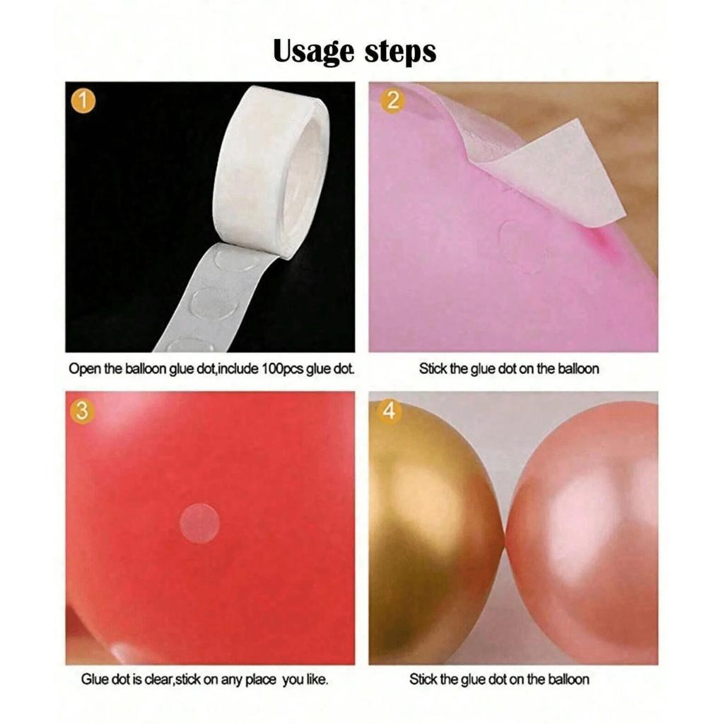 1/3/5PC Balloon Pump Balloon Glue Dot Portable Hand Push Balloons Inflator Accessories Wedding Birthday Party Celebration Tools