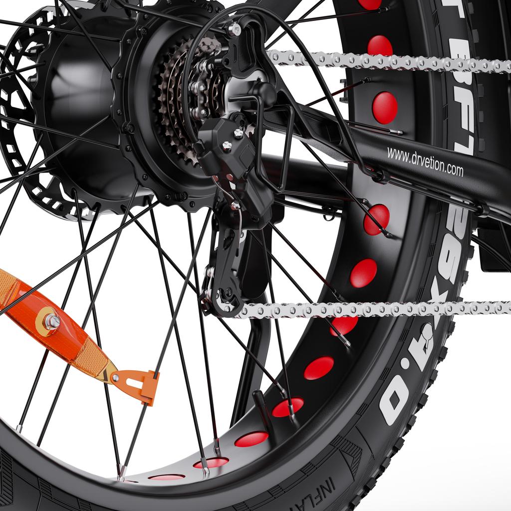 DRVETION CTR26 Step-Thru Fat Tire Ebike, 48V 15Ah Samsung Battery, 100N.M Torque