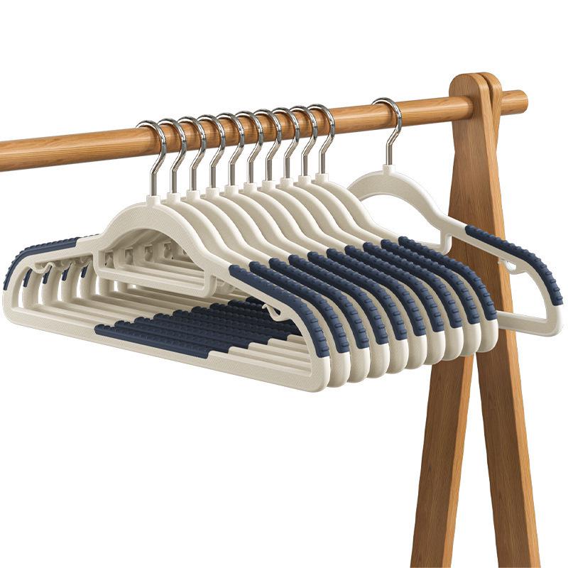 Non-Slip Anti-Bulge Clothes Hangers with Shoulder Protection for Wardrobe Drying Racks