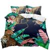 Beast Leopard 3D Digital Printing Two or Three Piece Set European and American Quilt Cover Pillowcase