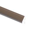 L shaped Stair Edge Protection Profile 15 pcs Aluminum 90 cm Brown