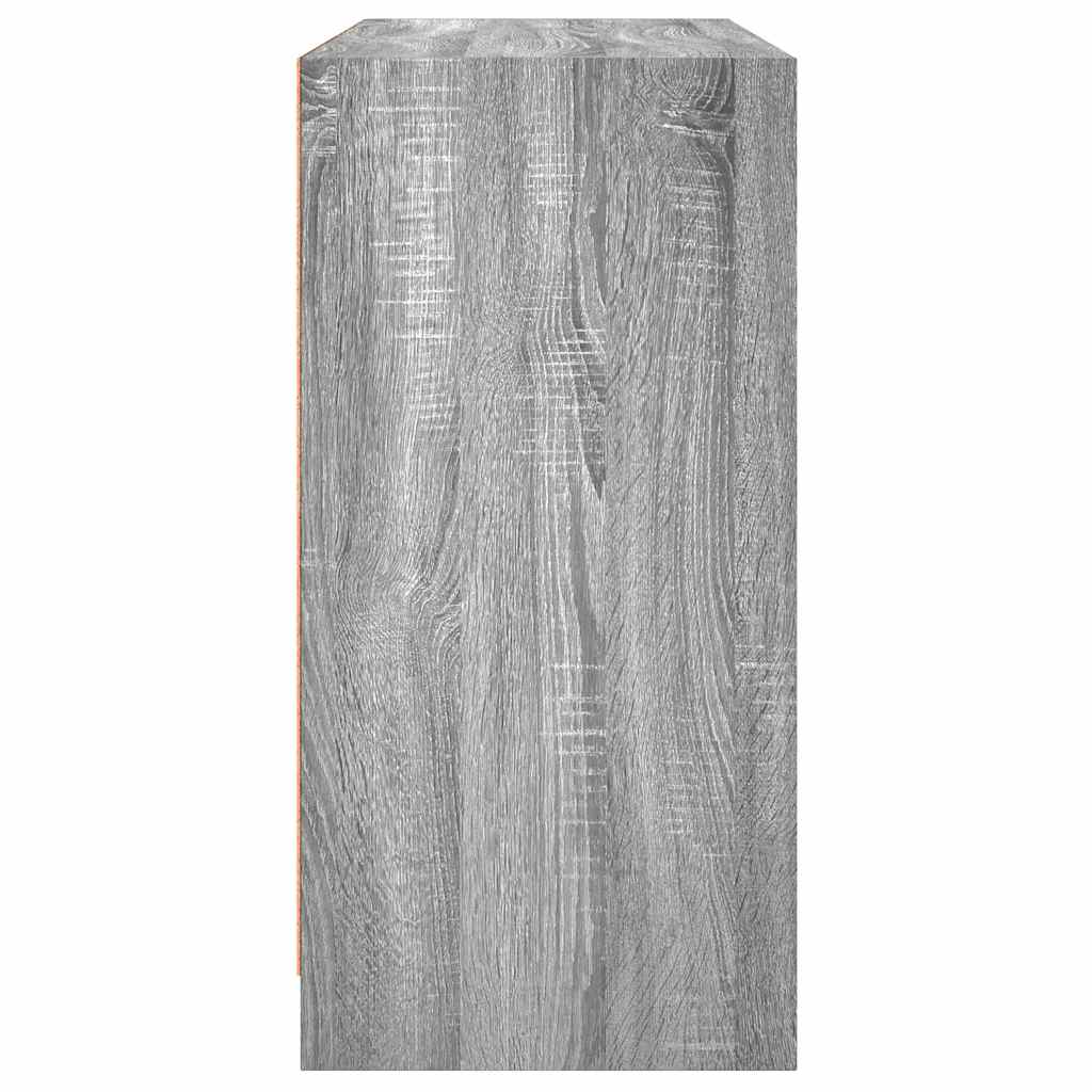 Vidaxl Szafka, Szary Dąb Sonoma, 102X37X75,5 Cm