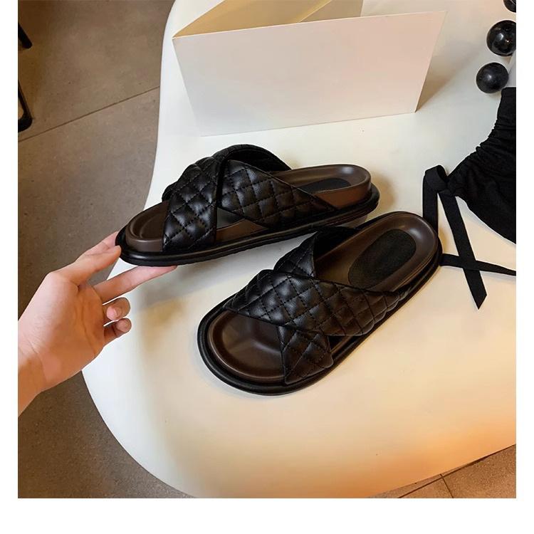 

Виноградные тапочки для мамы женские носят мягкую подошву не устают ноги мода корейская версия женская обувь лето женские 2025 сандалии женские новые модели 40 чёрный