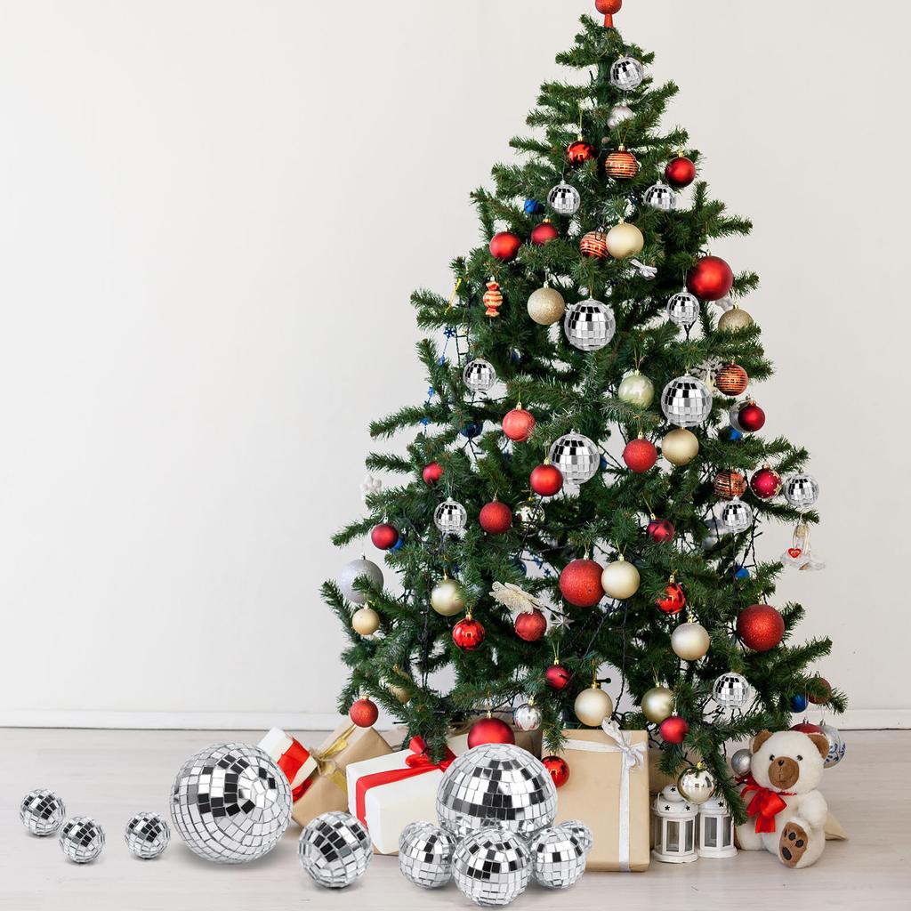 24 Pieces Disco Balls, Mirror Disco Ball, Disco Ball, Disco Ball Decoration, Disco Ball Toppers For Cake Decoration, Reflective