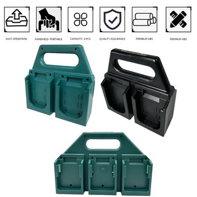 4/6 X Battery Mount Holder Portable Storage Rack Basket Bracket Holder For Makita 18V Battery (NO Batteries)