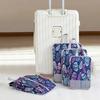 4Pcs Compression Storage Bag Large Capacity Foldable Packing Cubes Washable Expandable Luggage Storage Bags Set