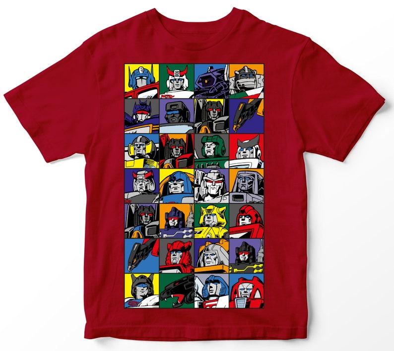 202526 Summer Tshirt Vintage Style Transformers100 Cotton Printed Tshirt for Men Robot Vintage Cotton Quick Dry Round Collar
