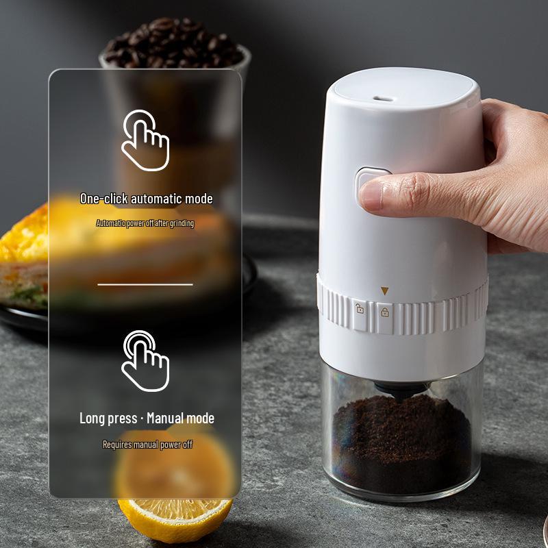 Fully Automatic Portable Electric Coffee and Grain Grinder