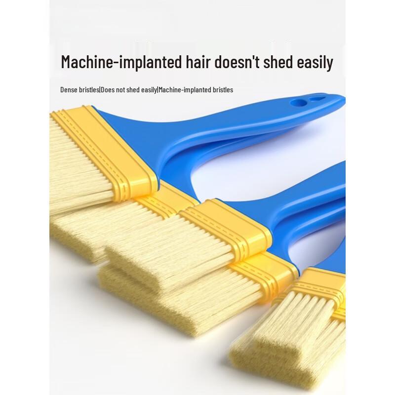 Tongyuan 1.5-inch Hard Nylon Bristle Brushes, 100-Pack