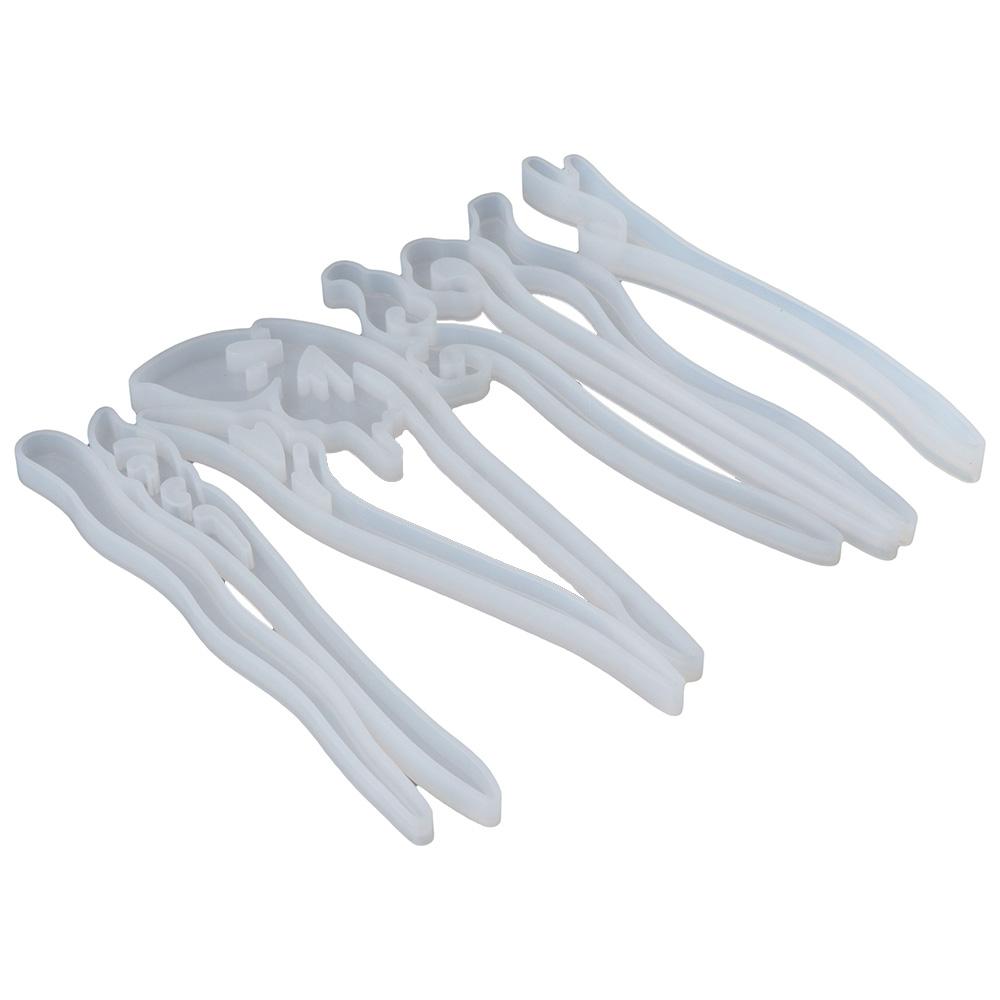 

8 шт. силиконовые формы для палочек для волос 18,1*2,8 см формы из смолы ремесла форма для шпильки для женщин