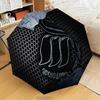 Swansea City Crest Automatic Folding Umbrella - 8-Rib Travel Umbrella with Auto Open/Close & Portable Gifts for Holidays or Birthdays
