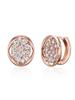 [ELLE Jewelry] 14K Ballroom Round Stone One-Touch Earrings ELGPEE549