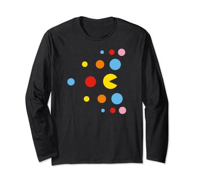 Pac-Man 40th Anniversary Design Long Sleeve T-Shirt