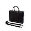 Daks Black Leather Crossbody Briefcase Dbba2e335