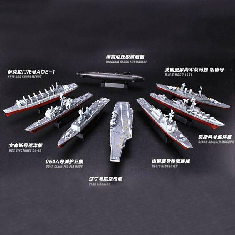 Engaging 4d Assembled Battleship Warship Model Craft For Young Military Enthusiasts