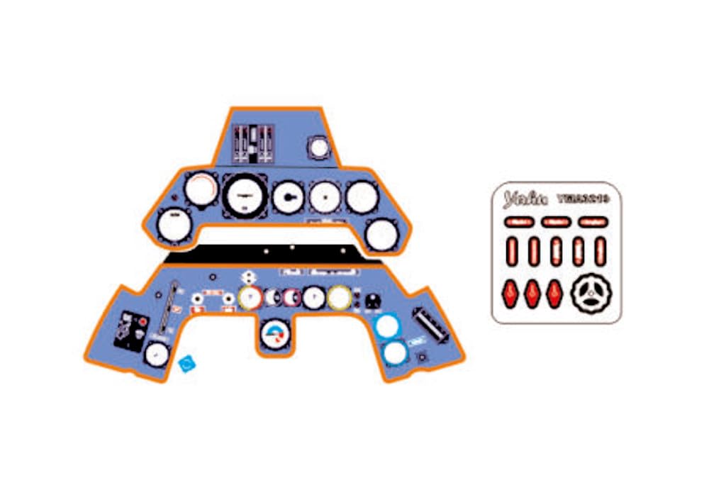 Yahoo Model Tank Ta152H Colored Instrument Panel Zokei Plastic Model Parts YMA3219 1/32 (for Mura)