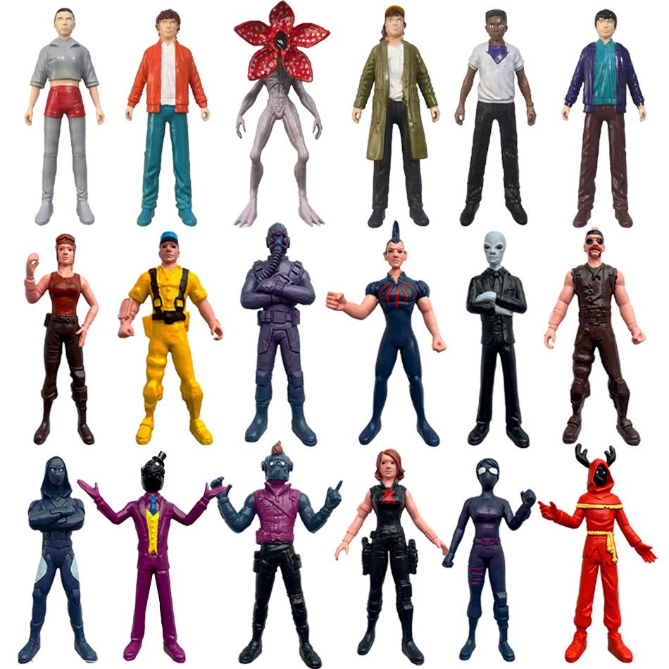 Stranger Eleven Dustin Barb Steve Demogorgon PVC Figures Cartoon Home Decor Peripherals Collectible Model Toys for Fans