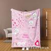 New Cute Cartoon Mikko Flannel Blanket All-season Children's Printed Blanket Soft Nap Blanket
