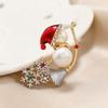 Snowman Male Female Korean Style Pin Fashion Jewelry Christmas Brooches Christmas Women Badge
