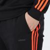 Adidas Knitted Sweatpants Men's Black Moderate Cuffed Pants GM2348