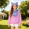 Hot-selling Anime And Drama Character Costume Children's Cat-ear Hooded Sweatshirt Anime-style Sweatshirt Pullover Hoodie Of The Same Stylesweatshirt